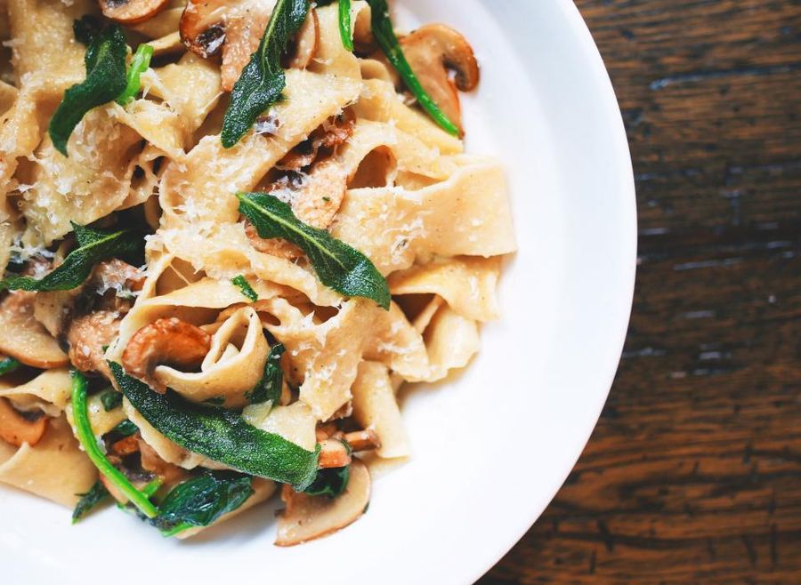 Pappardelle aux champignons