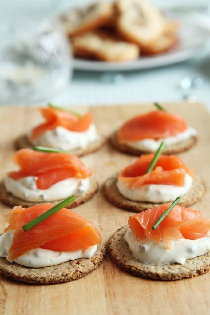 Toasts de saumon fumé