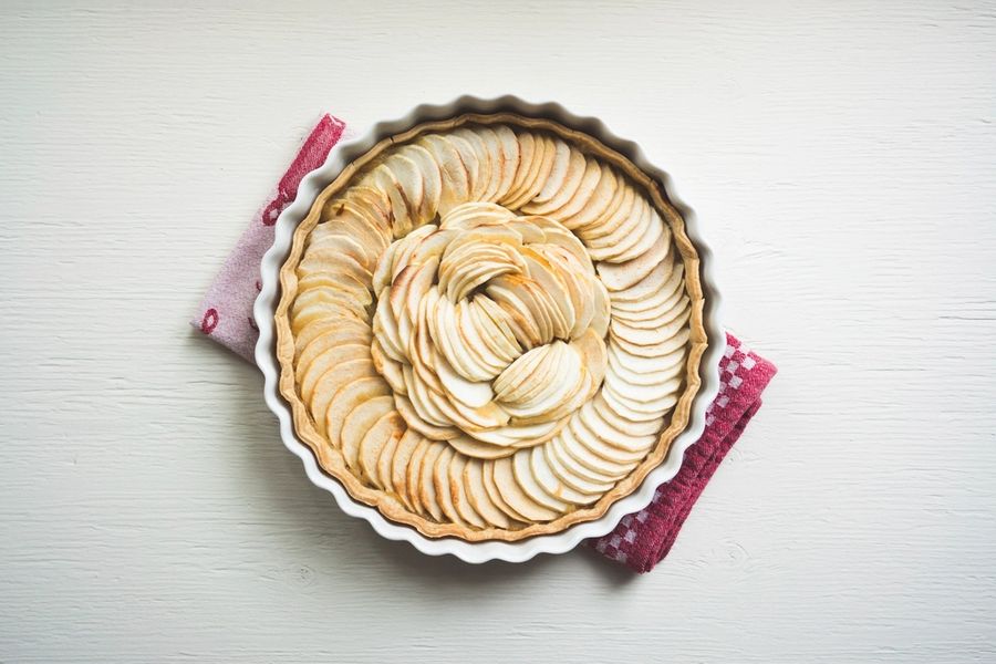 Tarte fine aux pommes